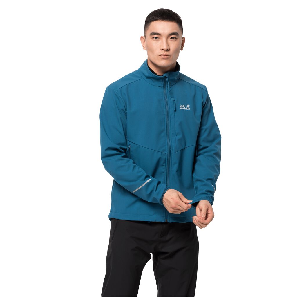 Jack Wolfskin DELTA TOUR softshell μπουφαν ανδρικα βαθυ μπλε | GR7889559